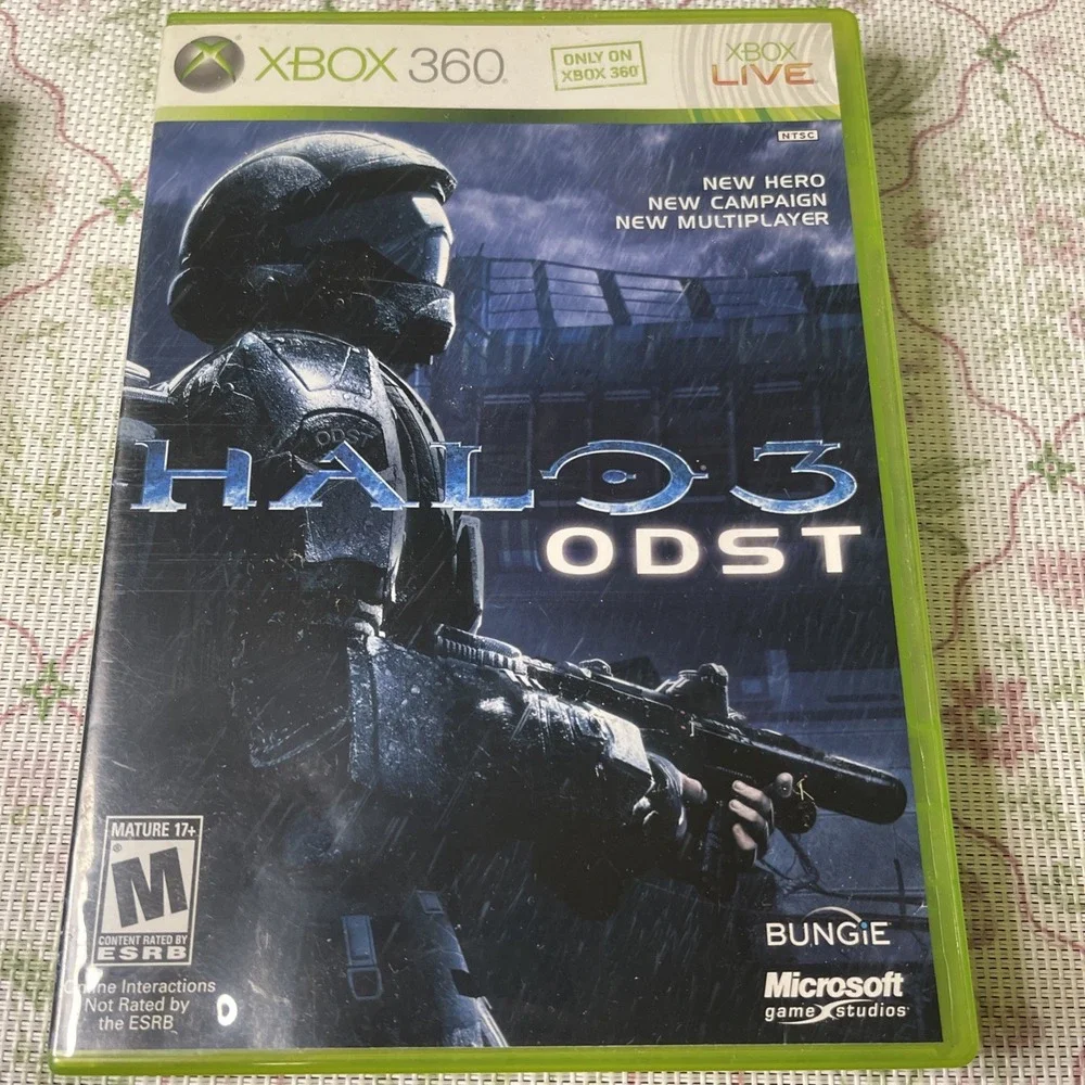 Halo 3 ODST‎ (Xbox 360, 2009) Two Disc Complete In Case CIB